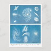 Astronomische Grafiek van Nebulae Briefkaart (Voorkant)