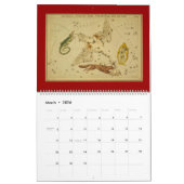 Astronomische grafiekagenda kalender (Mar 2026)