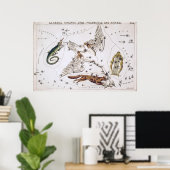  astronomische kaart poster (Thuiskantoor)