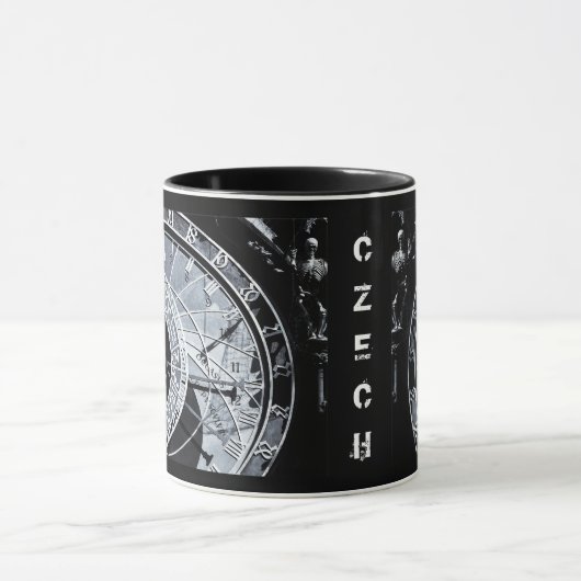 Astronomische klok en skeleton - Praag, Tsjechisch Mok (Midden)