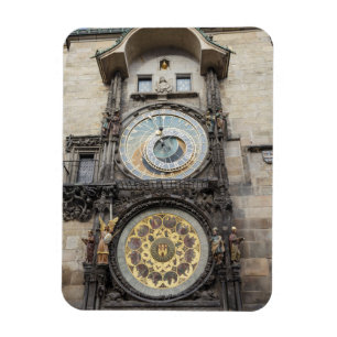 Astronomische klok in Prague souvenir foto Magneet