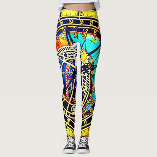 ASTRONOMISCHE KLOK LEGGINGS (Voorkant)