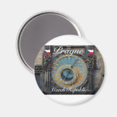 Astronomische klok Prague Orlog Tsjechië Magneet (Voorkant / Achterkant)