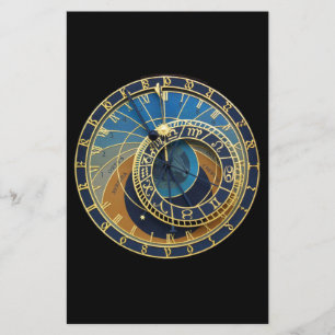 Astronomische klok-Prague Orloj Briefpapier