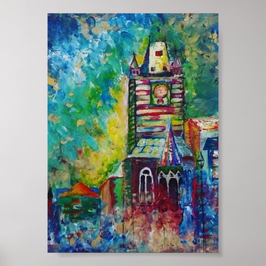 Astronomische kloktoren - Praag Print (Voorkant)