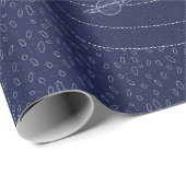 Astronomische ruimtezegels Gift Wrap Cadeaupapier (Rol Hoek)