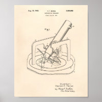 Astronomische telescoop 1943 oude kunstschilder