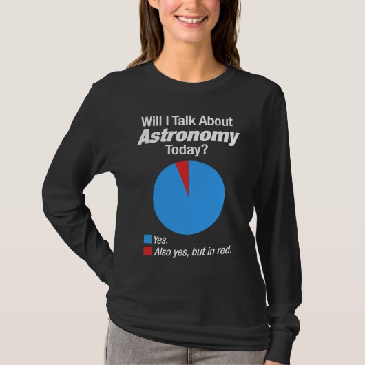 Astronomy Space Obsessed T-shirt (Voorkant)