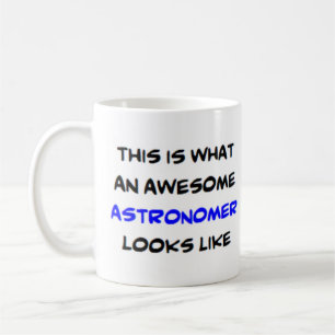 astronoom, geweldige koffiemok