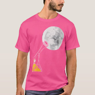 Astronoom van de Womens Telescope Sterren Conste T-shirt