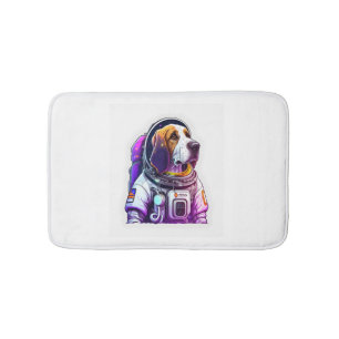 Astronout hond Mascot Badmat