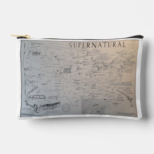 Astuccio con cartina del Kansas Etui (Voorkant)