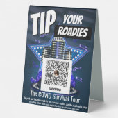 Astuce Bande Venmo Table Tente Signe (Verso)