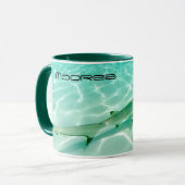 Astuce noire requin Moorea Coffee Mug (Devant gauche)