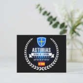 Asturias Briefkaart (Staand voorkant)