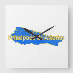Asturias Vierkante Klok