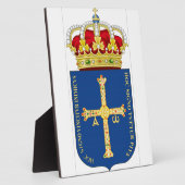 Asturias Wapenmunt (Spanje) Fotoplaat (Zijkant)