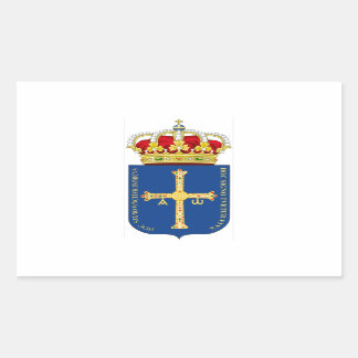 Asturias Wapenmunt (Spanje) Rechthoekige Sticker