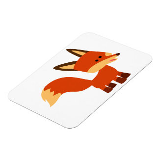 Astute mignonne Cartoon Fox Magnet flexible