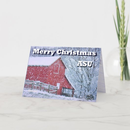 ASU-kerstkaart Feestdagen Kaart (Voorkant)