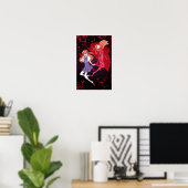 Asuka Langley Soryu Poster (Bureau à domicile)
