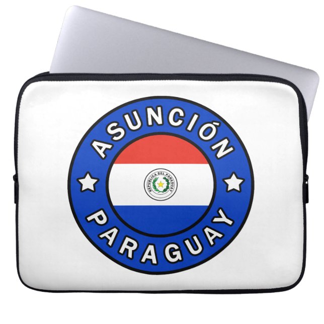 Asunción Paraguay Laptop Sleeve (Voorkant)