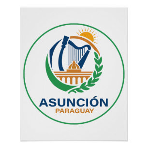 Asunción Paraguay Zuid-Amerika Perfect Poster