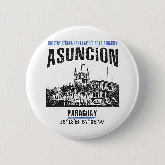 Asunción Ronde Button 5,7 Cm (Voorkant)