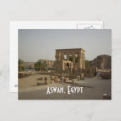 Aswan, Egypte Briefkaart (Voorkant / Achterkant)
