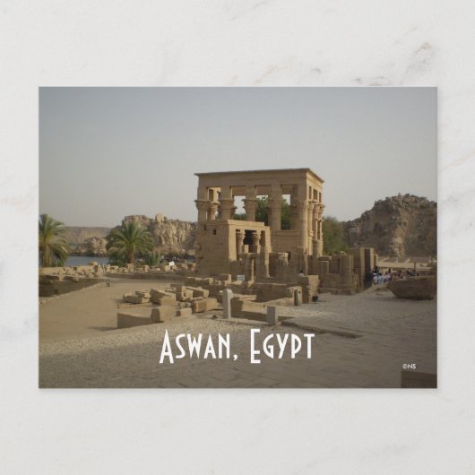 Aswan, Egypte Briefkaart (Voorkant)