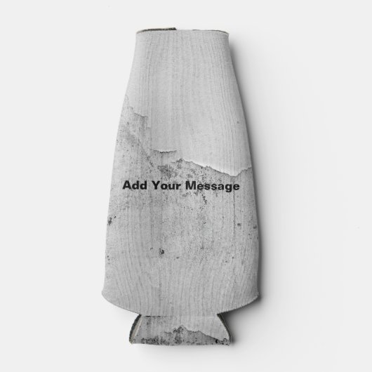 Aswitte muur textuur fles koeler (Voorkant)