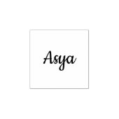 Asya naamstempel 	rubberstempel (Afrduk)