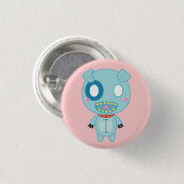 Asyl de Dog Ronde Button 3,2 Cm (Voorkant /achterkant)