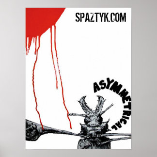Asymmetrisch Poster