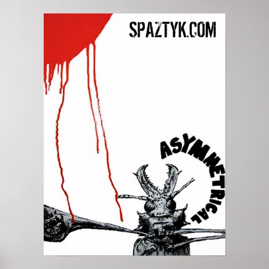 Asymmetrisch Poster (Voorkant)