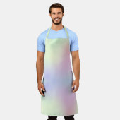 Asymmetrische zachte pasteelregenboog schort (Gedragen)