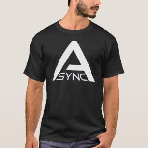 ASYNC - Onderzoek met achtergrondpixels T-shirt