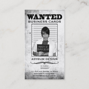 asyrum gewild poster visitekaartje