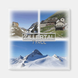 AT0020 Europa, Oostenrijk, Tirol, Zillertal, Koelk Magneet