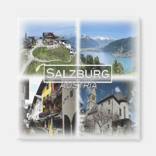 AT0023 Europa, Oostenrijk, Salzburg, Zell am, Koel Magneet