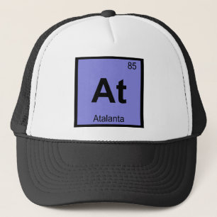 At - Atalanta Griekse scheikunde Periodiek Systeem Trucker Pet