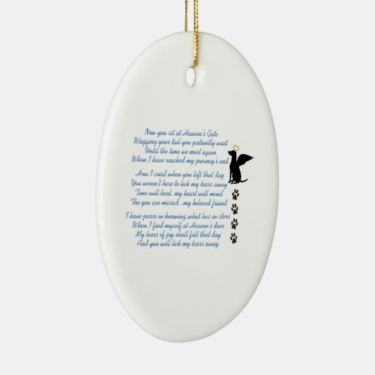 AT HEAVENS GATE KERAMISCH ORNAMENT (Rechts)