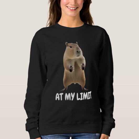 At My Limit Angry Capybara Trui (Voorkant)