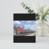 AT&SF EMD F-7 #342_Trains Briefkaart (Staand voorkant)