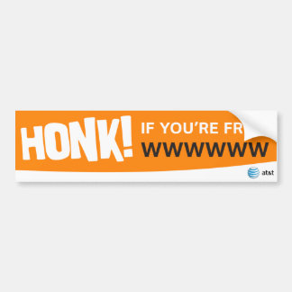 AT&T honk als sticker