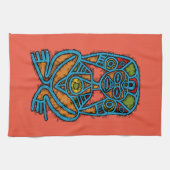 Atabey Goddess Inheems Tainosymbool Theedoek (Horizontaal)