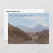 Atacama Desert, Briefkaart Chili (Voorkant / Achterkant)