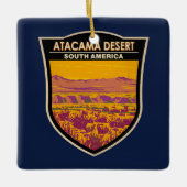 Atacama Desert Sunset Zuid-Amerika Reizen  Keramisch Ornament (Voorkant)