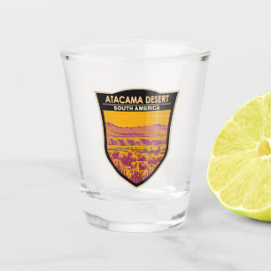 Atacama Desert Sunset Zuid-Amerika Reizen Shot Glas