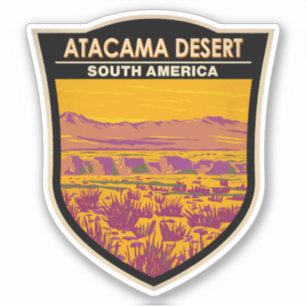 Atacama Desert Sunset Zuid-Amerika Reizen  Sticker